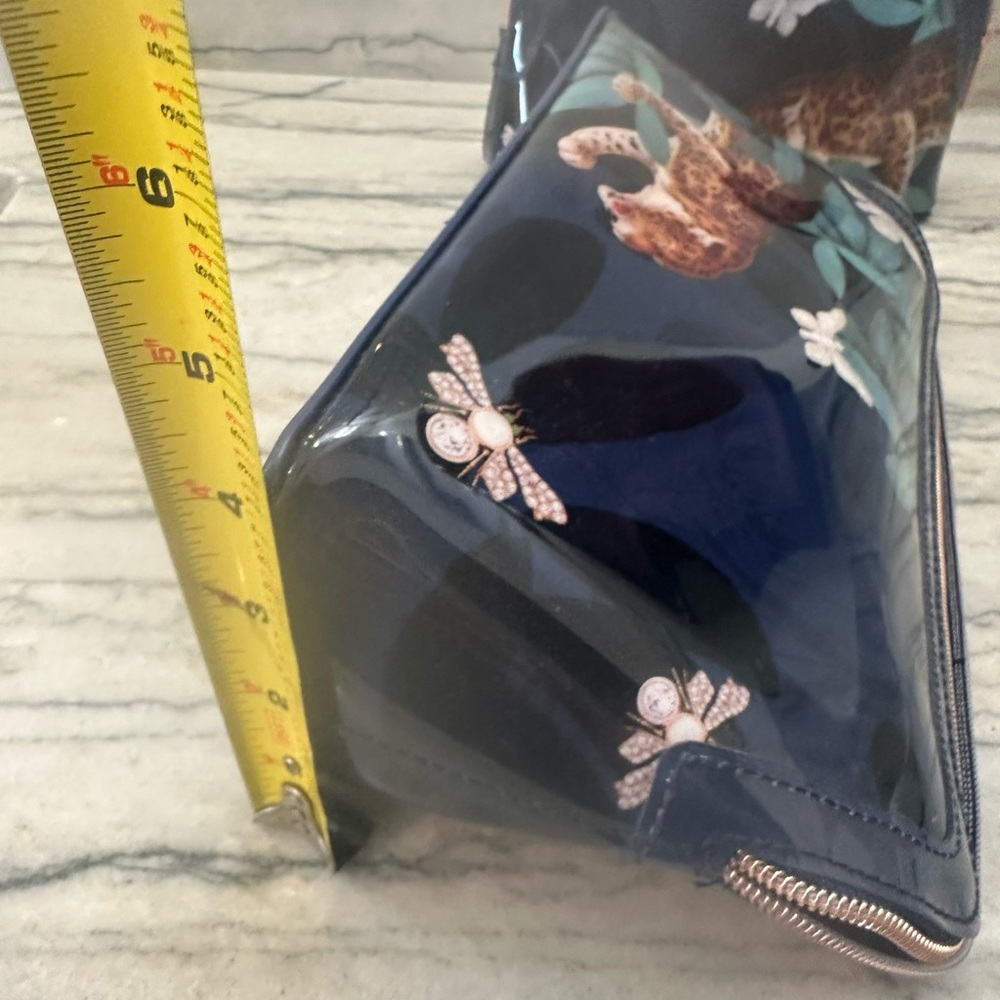 Ted Baker London Black and Green Cosmetic Bags - Picture 9 of 16